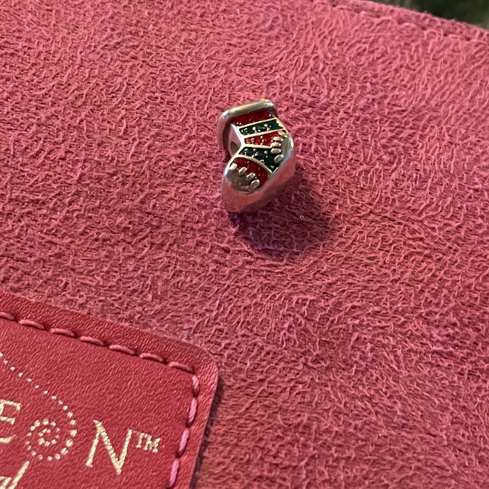 Brighton Joy stocking charm with rhinestones